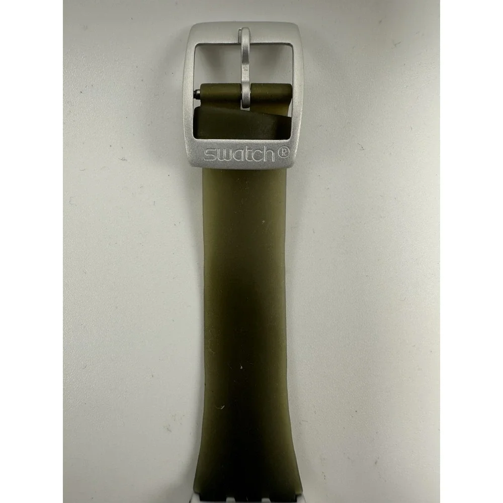 Swatch Watch SPARKLING OLIVE Irony YLS1017 2002 New Battery 33MM 7.5